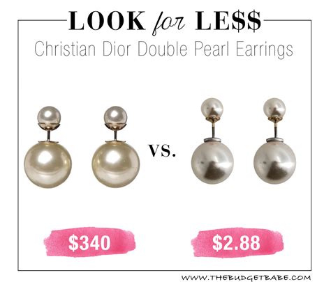 dior earring dupes|Dior look alike earrings.